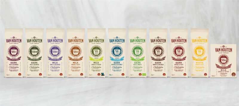 Van Houten, eine Marke von Barry Callebaut, stellt neues Markendesign vor