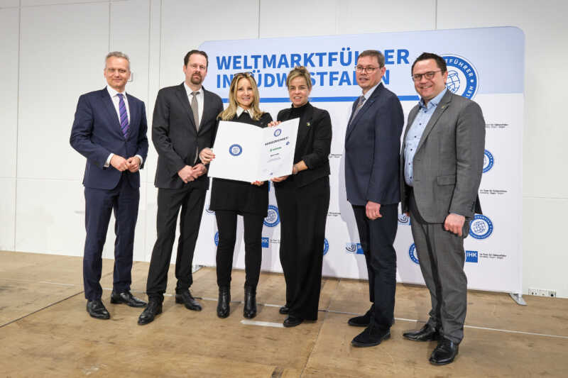 Pressemitteilung: Mohn GmbH zum Weltmarktführer in Südwestfalen für Personal-Hygieneschleusen ernannt